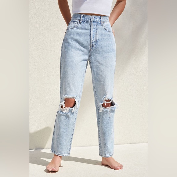 PACSUN button-up ripped women’s blue jeans size 23 - Picture 3 of 14